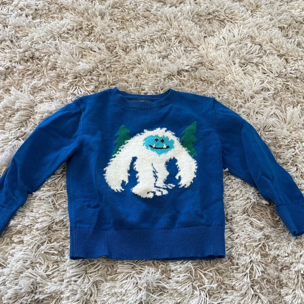 OshKosh B'gosh Blue Yeti Graphic Sweater Size 2T
